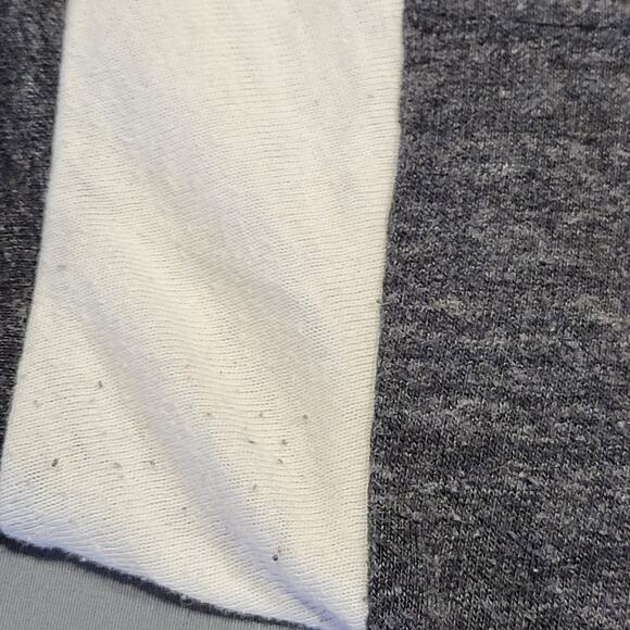 Alternative Earth Gray Heather Shirt Sporty V-Neck Short Sleeves Women's Medium - Picture 5 of 10